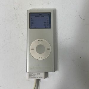 【送料無料】Apple アップル iPod アイポッド A1199 4GB ポータブル オーディオプレーヤー ジャンク品 AAL1222小4312/0208