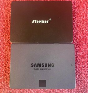 SSD　2.5インチ SAMSUNG 1TB/ZHEINO 512GB (2枚セット)