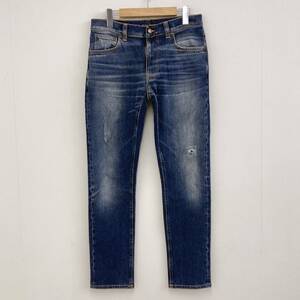 Nudie Jeans LEAN DEAN ダメージ加工 スキニージーンズ W30 ヌーディージーンズ リーンディーン スリム テーパード デニムパンツ 4010017