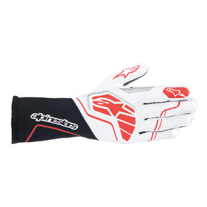 alpinestars(アルパインスターズ) レーシンググローブ TECH-1 ZX V4 GLOVE Mサイズ 123 BLACK WHITE RED [FIA8856-2018公認]