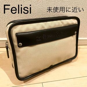 【未使用に近い】Felisi フェリージ セカンドバッグ クラッチバッグ 889 新品に近い 美品