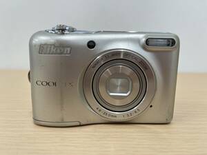 【2002】簡易動作確認 Nikon デジタルカメラ COOLPIX L32 シルバー 光学5倍ズーム 2005万画素 乾電池タイプ 