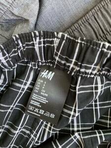 H&M Sサイズ　メンズトランクス　コットン 5枚組