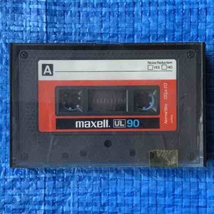 中古 カセットテープ maxell UL 90分 ノーマル TYPE I 音声消去済