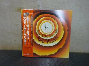 （Nz052552）帯付 LP / Stevie Wonder 　スティービー・ワンダー　　 Soul R&B 　　３枚組