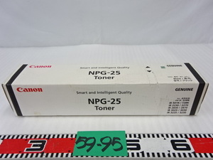 59-95/Canonキャノン NPG-25 トナー ブラック 純正サプライ オフィス事務店舗用品 プリンター消耗品 未使用未開封品