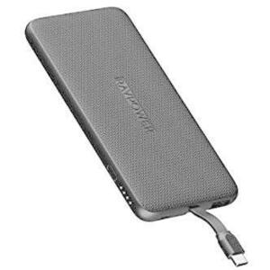 PSEマークあり RAVPOWER 5000mAh Type-Cケーブル内蔵モバイルバッテリー RP-PB160