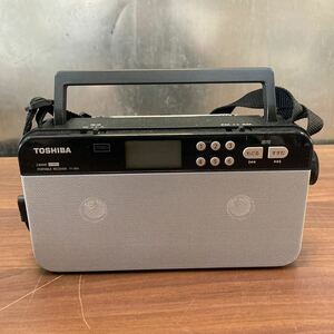 TOSHIBA 東芝 2バンドレシーバー AM/FM ラジオ ポータブルラジオ ステレオラジオ TY-SR55 