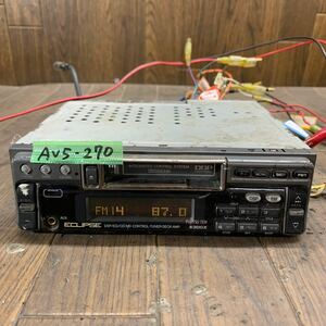 AV5-270 激安 カーステレオ テープデッキ ECLIPSE E300Z 121001-90300141 カセット FM/AM 本体のみ 簡易動作確認済み 中古現状品