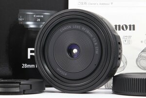 【 極美品 | 動作保証 】 Canon RF28mm F2.8 STM 【 2024年9月までメーカー保証有効 】