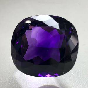 L04-0053 ソーティング付き☆天然アメジスト(紫水晶) 41.801ct ( アメジスト 紫 ルース 裸石 宝石 jewelry )