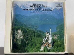 ベートーヴェン　交響曲第5番運命、シューベルト　交響曲第8番未完成　ノイマン指揮　チェコフィルハーモニー