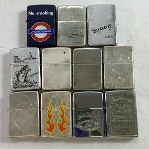 (25728)【１円スタート】ZIPPO　ジッポ　11個セット　2000年.2001年　箱無　セット売り　まとめ　中古品