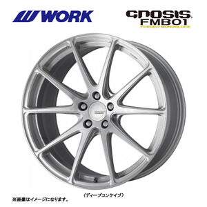 送料無料 ワーク GNOSIS FMB01 10J-20 +48～17 5H-112 (20インチ) 5H112 10J+48～17【4本セット 新品】