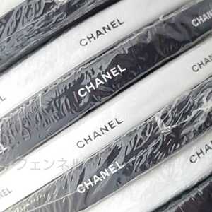 新品未開封 CHANEL 百貨店 コスメカウンター ラッピング プレゼント用 限定 リボン 白 ホワイト 幅1.5cm１巻 100m シャネル ロゴ ギフト