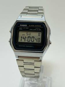 動作　CASIO カシオ スタンダード デジタル ゴールド A158W 腕時計