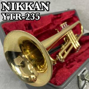 YAMAHA　ヤマハ　トランペット trumpet 管楽器　YTR-235　ゴールドラッカー　ハードケース　スチューデントモデル　学生　初心者おすすめ