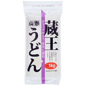 みうら食品 チャック付蔵王うどん 1kg×10袋 /a