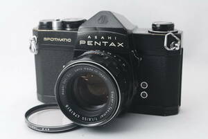 ペンタックス SP ブラック Super-Takumar 55mm f1.8標準レンズセット #0086　　