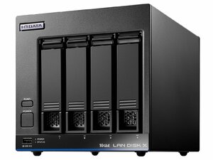 IODATA HDL4-XA16 10GbE マルチギガビット対応 Linuxベース法人向け4ドライブNAS 16TB（４TB＊４個） 初期化完了中古品