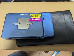 AIWA カセットプレーヤー HS-PX370 電池ケース付　ジャンク