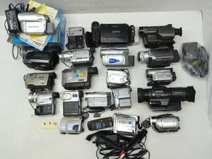 M330E ビデオカメラ 大量 ２０台 SONY DCR TRV935 TRV 10 70 DVD403 Panasonic NV-DJ1 Canon HV10 Victor Carl Zeiss LEICA 等 ジャンク