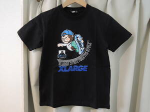 X-LARGE エクストララージ XLARGE Kids スケボーファニーゴリラ 半袖Tシャツ 黒140 キッズ 人気商品 送料￥230～ 値下げしました！
