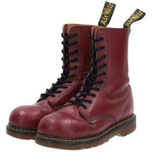 古着 ドクターマーチン Dr.Martens 10ホールブーツ 英国製 UK4.5 レディース22.5cm【エルル】 /saa008782