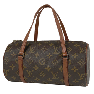 ルイ・ヴィトン Louis Vuitton パピヨン 26 筒型 旧旧型 ハンドバッグ モノグラム ブラウン M51366 レディース 【中古】