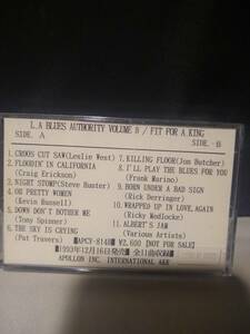 C8752　カセットテープ　L.A. Blues Authority Volume IV　Fit For A King　プロモ非売品