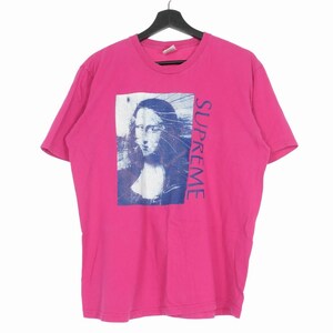 シュプリーム SUPREME Mona Lisa Tee モナリザ Tシャツ カットソー 半袖 M ピンク メンズ