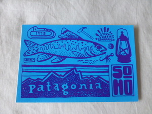patagonia SOHO ステッカー SOHO patagonia nyc ソーホー サーモン salmon TROUT トラウト パタゴニア PATAGONIA