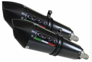 イタリア GPR GP EVO4 POPPY 公道仕様2本出しスリップオン アプリリア シバー900 2017/2020