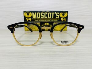 MOSCOT モスコット★レムトッシュマック★メガネフレーム★LEMTOSH-MAC★伊達眼鏡 ウェリントン 艶消し バイカラー 未使用 美品★