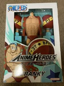 アニメヒーローズ ワンピース フランキー アクションフィギュア 日本未発売 新品 ONE PIECE Franky 可動式フィギュア 人形 バンダイ