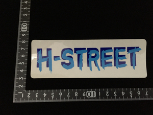 レア！80s H-STREET エイチストリート オールド ビンテージ スケートボード ステッカー 新品 デッド OLD vintage SK8 skateboard