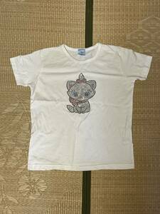 Disney cuties　白　半袖Tシャツ　マリー　160