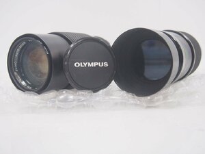 ☆【1K0307-11@1】 OLYMPUS オリンパス カメラレンズ OM-SYSTEM Nikon Zoom-NIKKOR・C 1:4.5 f＝80~200mm ZUIKO AUTO-ZOOM 50~250mm 1:5