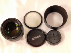 Y624★ニコン/オートレンズ/AF NIKOR 85mm/1;1.8D/MADE IN JAPAN/カメラレンズ/Nikon送料590円～