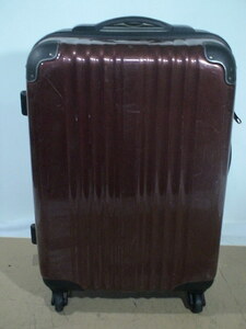 3298　赤 TSAロック付　スーツケース　キャリケース　旅行用　ビジネストラベルバック