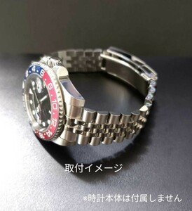 腕時計 修理交換用 ジュビリー ブレスレット 20mm　 【対応】ロレックス GMTマスターⅡ 116710系 サブマリーナ 116610系 ROLEX 互換 