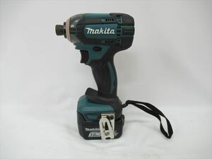 1円★中古品【makita】マキタ TD138D インパクト ドライバー バッテリー付き BL1430B 14.4V 3.0Aｈ工具 稼働品 