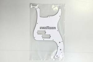 【new】Fender / Pickguard, Mexico Precision Bass, White, 3 Ply 58261000【横浜店】-Geek IN Box-