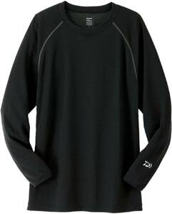 ダイワ(DAIWA) ブレスマジック ウール クルーネックシャツ BLACK DU-3507S 2XLサイズ 