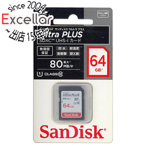 【ゆうパケット対応】SanDisk SDXCメモリーカード SDSDUSC-064G-JNJIN 64GB [管理:1000027747]