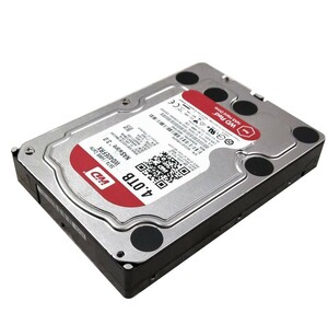 【中古パーツ】3.5 SATA 4TB 1台 正常 WDC WD40EFRX 使用時間0H■ HDD4817