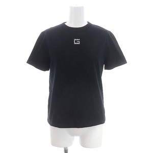 グッチ GUCCI ラインストーン G Tシャツ 半袖 カットソー S 黒 ブラック 748287 /MI ■OS ■SH レディース