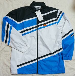 新品 ellese Team Wind-up jacket メンズS　ブルー　エレッセ　ウィンドアップジャケット