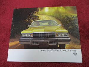 ★　GM　CADILLAC　1977　昭和52　カタログ　②　★