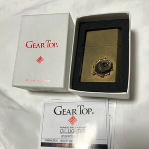 GEAR TOP ギアトップ GT2-001 弾丸1 ブラスバレル オイルライター　新品未使用